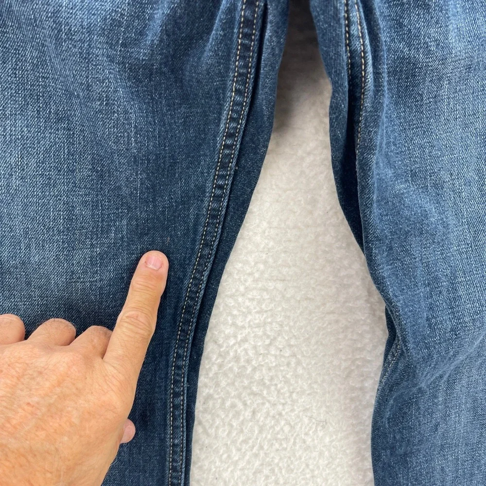 Levis Jeans Mens 29x30 Blue 527 Slim Bootcut Denim Cowboy Rodeo Grunge Y2K